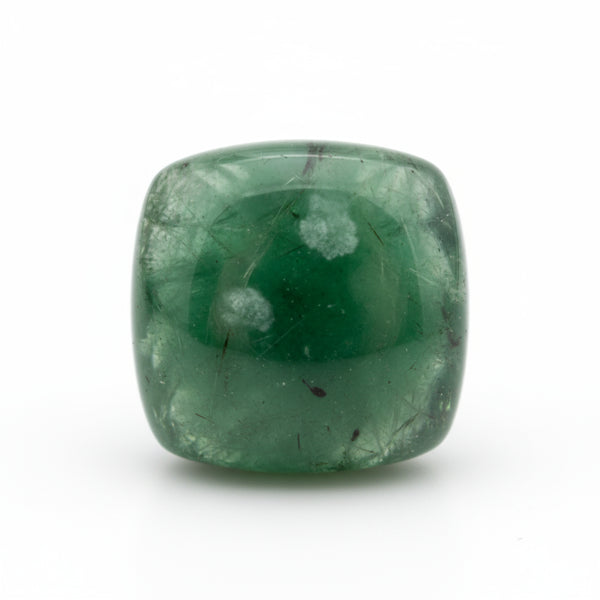 Green Tourmaline 10PC Tiny 3x3 MM Square Cabochon Green Polished semi Precious Loose Gems