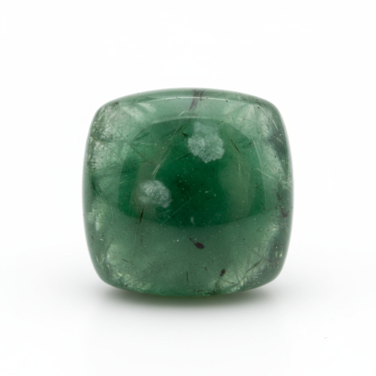 Green Tourmaline 10PC Tiny 3x3 MM Square Cabochon Green Polished semi Precious Loose Gems