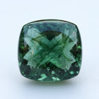 Green Tourmaline 10PC Tiny 3x3 MM Square Cabochon Green Polished semi Precious Loose Gems