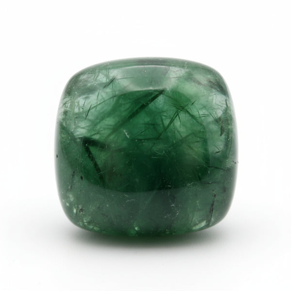 Green Tourmaline 10PC Tiny 4x4 MM Square Cabochon Green Splendid semi Precious Loose Gemstone