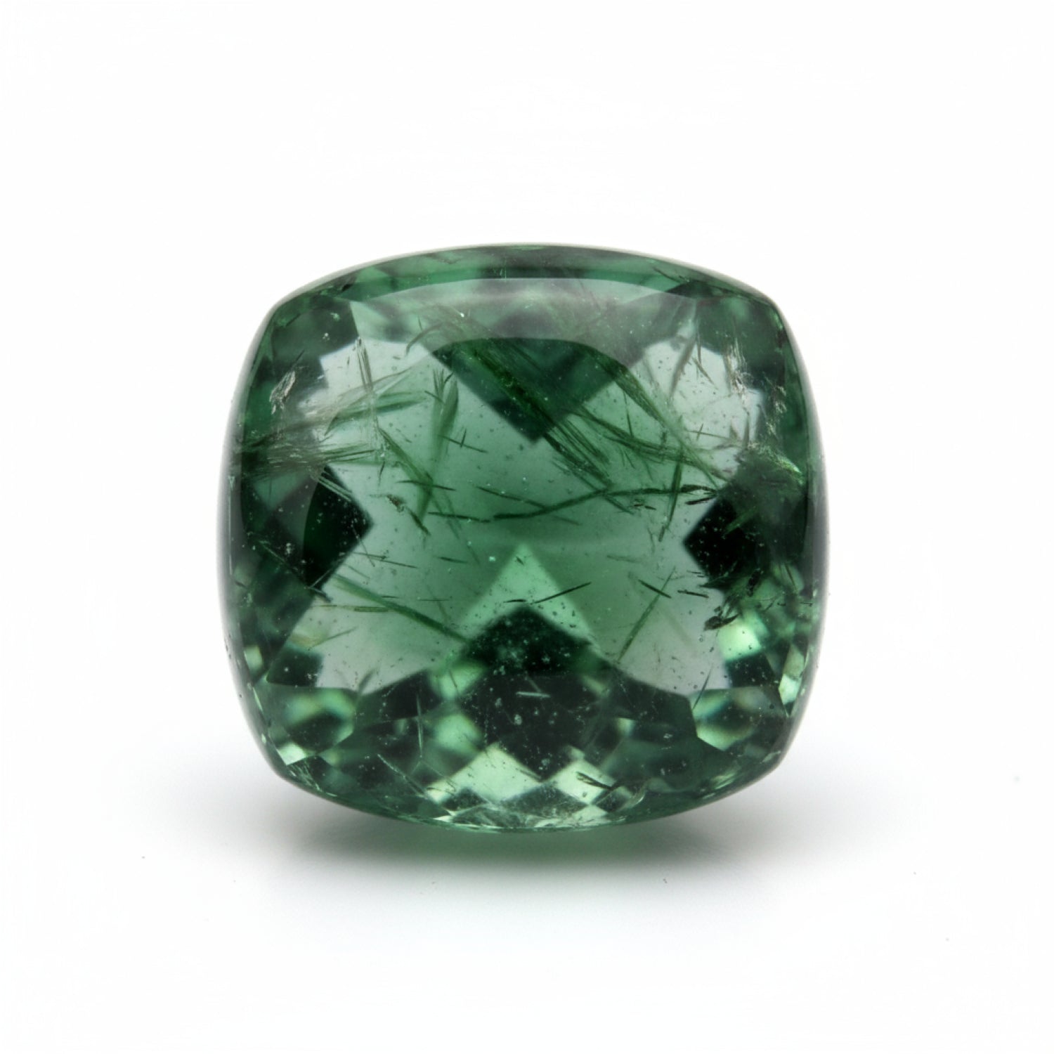 Green Tourmaline 10PC Tiny 5x5 MM Square Cabochon Green Luster semi Precious Loose Gemstones