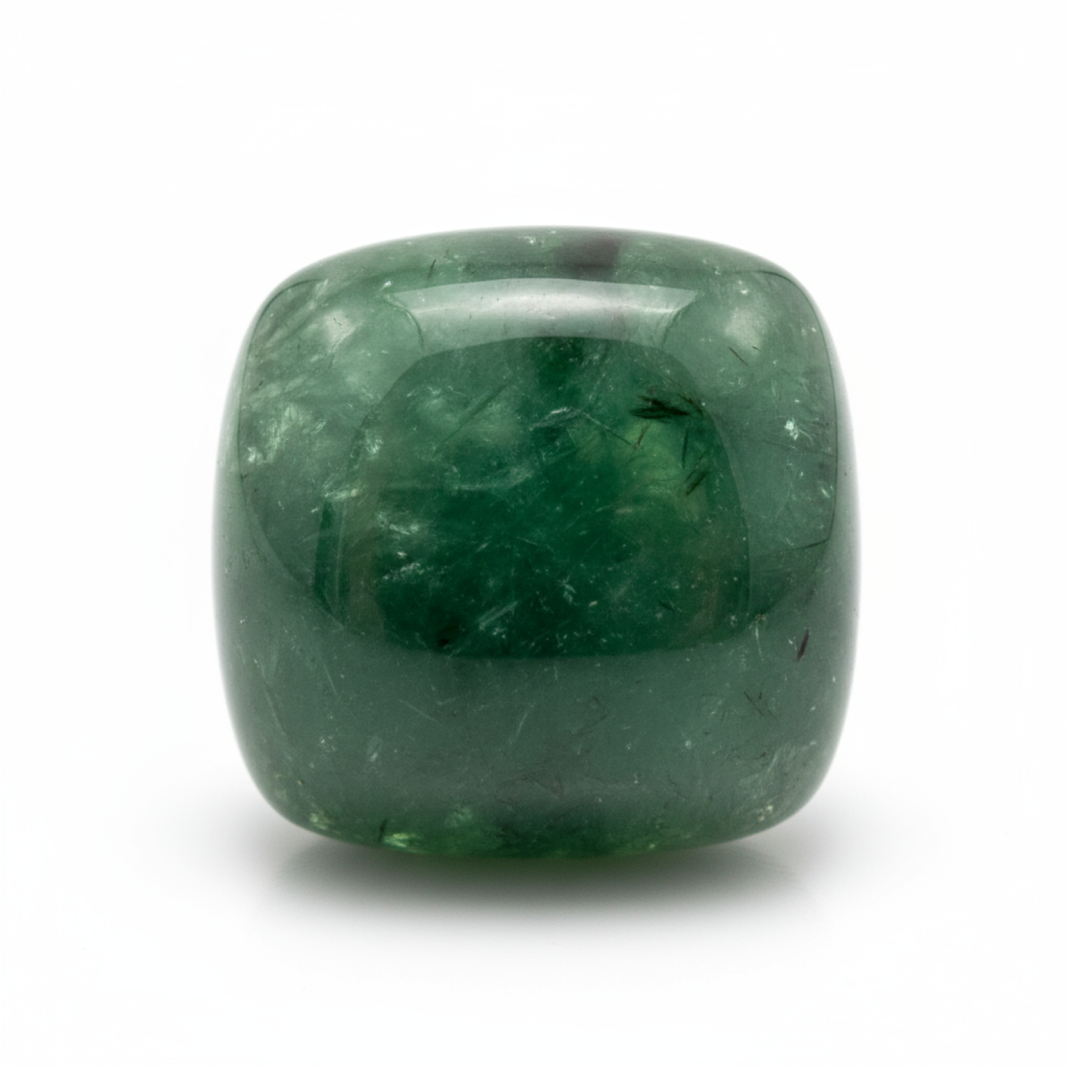 Green Tourmaline 1PC Tiny 6x6 MM Square Cabochon Green Lustrous semi Precious Semi Precious Gemstone Hoofdafbeelding