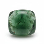 Green Tourmaline 1PC Small 7x7 MM Square Cabochon Green Shine semi Precious Precious Gemstone