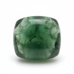 Green Tourmaline 1PC Small 7x7 MM Square Cabochon Green Shine semi Precious Precious Gemstone