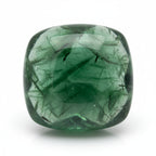 Green Tourmaline 1PC Small 7x7 MM Square Cabochon Green Shine semi Precious Precious Gemstone