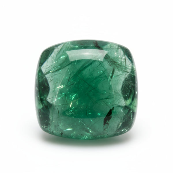 Green Tourmaline 1PC Small 8x8 MM Square Cabochon Green Fine semi Precious Gems
