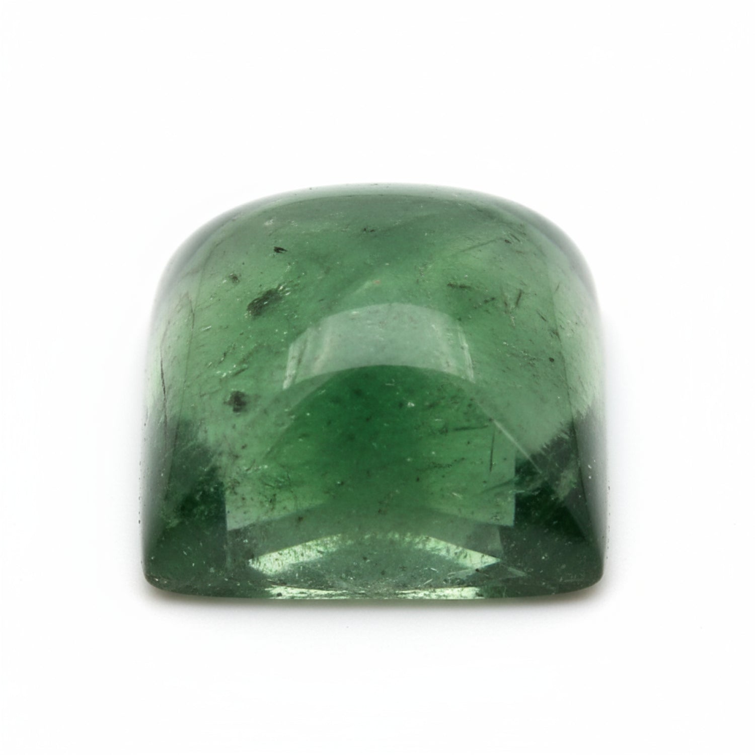 Green Tourmaline 1PC Small 8x8 MM Square Cabochon Green Fine semi Precious Gems