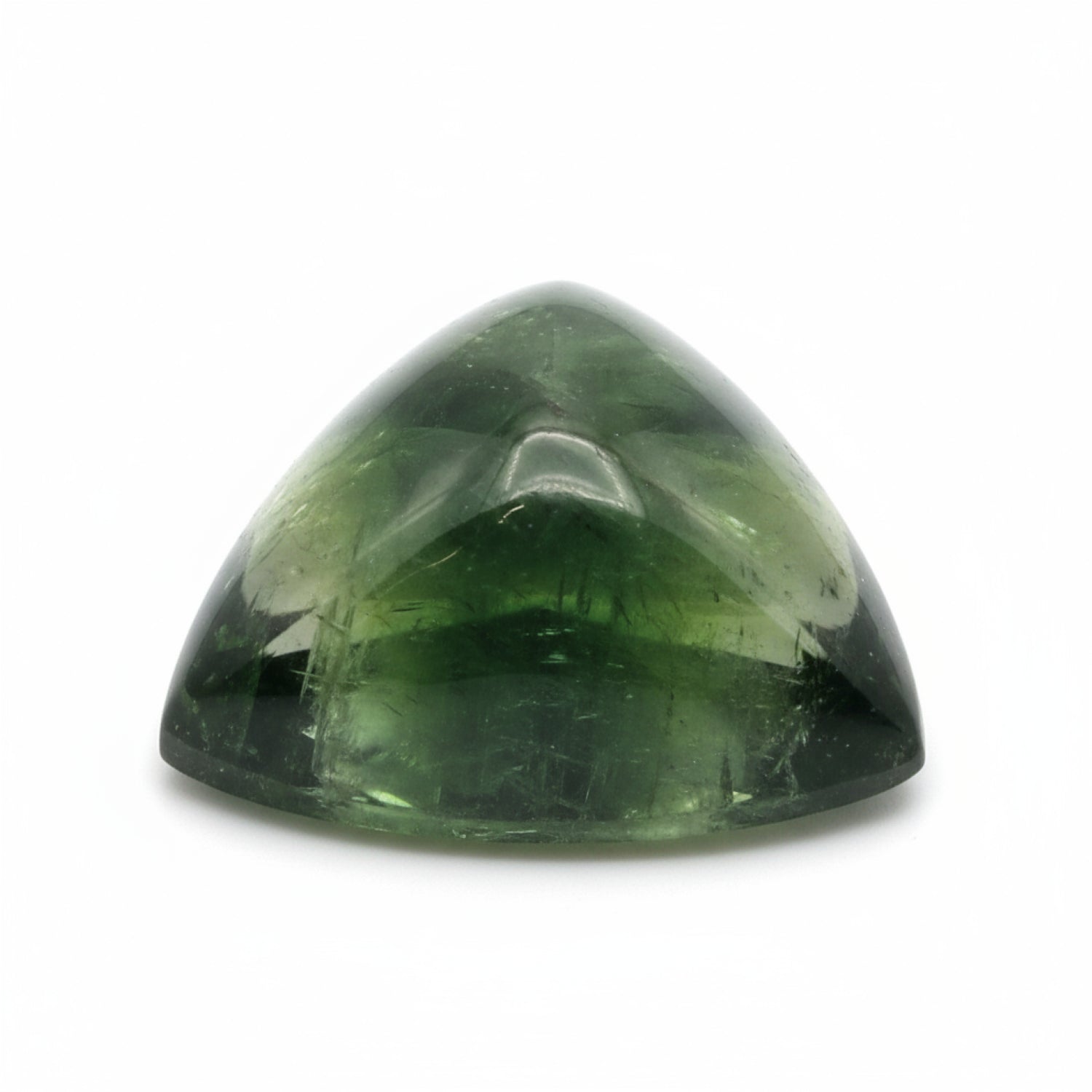 Green Tourmaline 10PC Tiny 3x3 MM Triangle Cabochon Green Superior semi Precious Semi Precious Gemstone