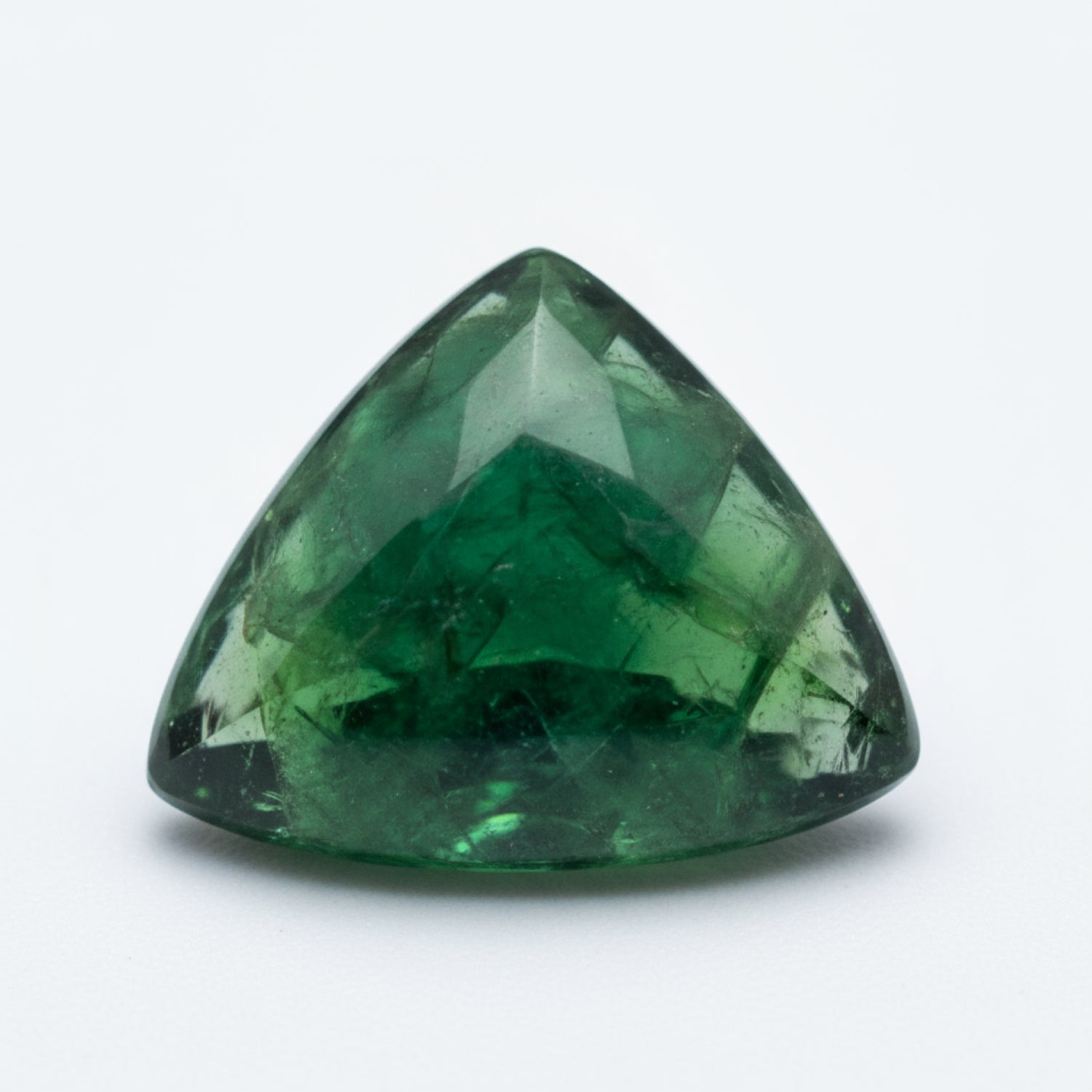 Green Tourmaline 10PC Tiny 4x4 MM Triangle Cabochon Green Pure semi Precious Precious Gemstone