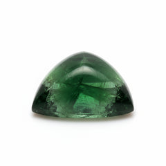 Green Tourmaline 10PC Tiny 5x5 MM Triangle Cabochon Green Fiery semi Precious Gems