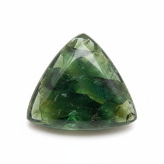 Green Tourmaline 10PC Tiny 5x5 MM Triangle Cabochon Green Fiery semi Precious Gems
