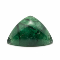 Green Tourmaline 1PC Small 7x7 MM Triangle Cabochon Green Sparkling semi Precious Loose Gemstone