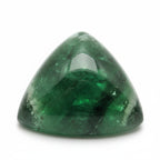 Green Tourmaline 1PC Small 7x7 MM Triangle Cabochon Green Sparkling semi Precious Loose Gemstone