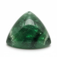 Green Tourmaline 1PC Small 7x7 MM Triangle Cabochon Green Sparkling semi Precious Loose Gemstone