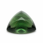 Green Tourmaline 1PC Small 8x8 MM Triangle Cabochon Green Polished semi Precious Loose Gemstones