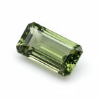 Green Tourmaline 10PC Tiny 2.5x5 MM Baguette Faceted Green Luster Semi Precious Loose Gems