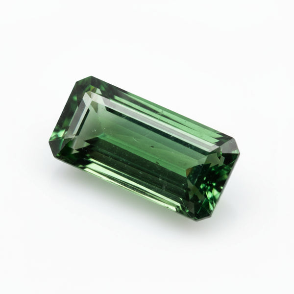 Green Tourmaline 10PC Tiny 2x4 MM Baguette Faceted Green Splendid Semi Precious Gems