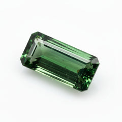 Green Tourmaline 10PC Tiny 2x4 MM Baguette Faceted Green Splendid Semi Precious Gems