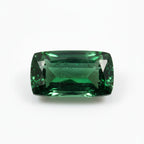 Green Tourmaline 1PC Tiny 3x6 MM Baguette Faceted Green Lustrous Semi Precious Loose Gemstone