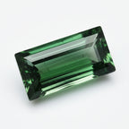 Green Tourmaline 1PC Tiny 4x8 MM Baguette Faceted Green Shine Semi Precious Loose Gemstones