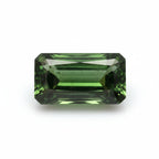 Green Tourmaline 1PC Medium 7x14 MM Baguette Faceted Green Natural Semi Precious Loose Gemstone