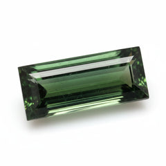 Green Tourmaline 1PC Large 8x16 MM Baguette Faceted Green Genuine Semi Precious Loose Gemstones