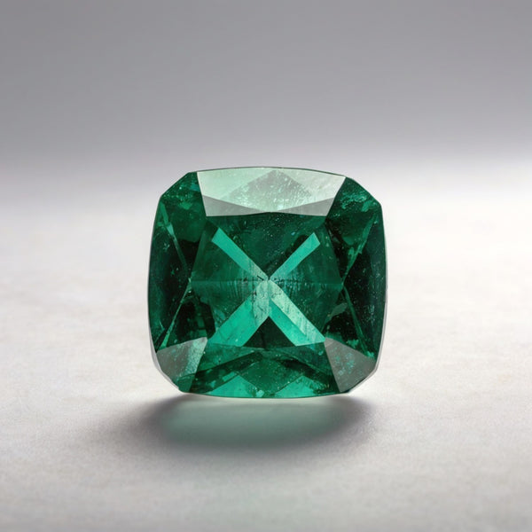 Green Tourmaline 1PC Large 12x12 MM Cushion Faceted Green High-Quality Semi Precious Loose Gems