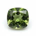 Green Tourmaline 1PC Chunky 16x16 MM Cushion Faceted Green Pure Semi Precious Loose Gems