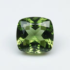 Green Tourmaline 10PC Tiny 4x4 MM Cushion Faceted Green Brilliant Semi Precious Loose Gems
