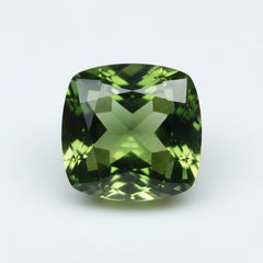 Green Tourmaline 10PC Tiny 4x4 MM Cushion Faceted Green Brilliant Semi Precious Loose Gems