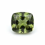 Green Tourmaline 1PC Tiny 5x5 MM Cushion Faceted Green Sparkling Semi Precious Loose Gemstone
