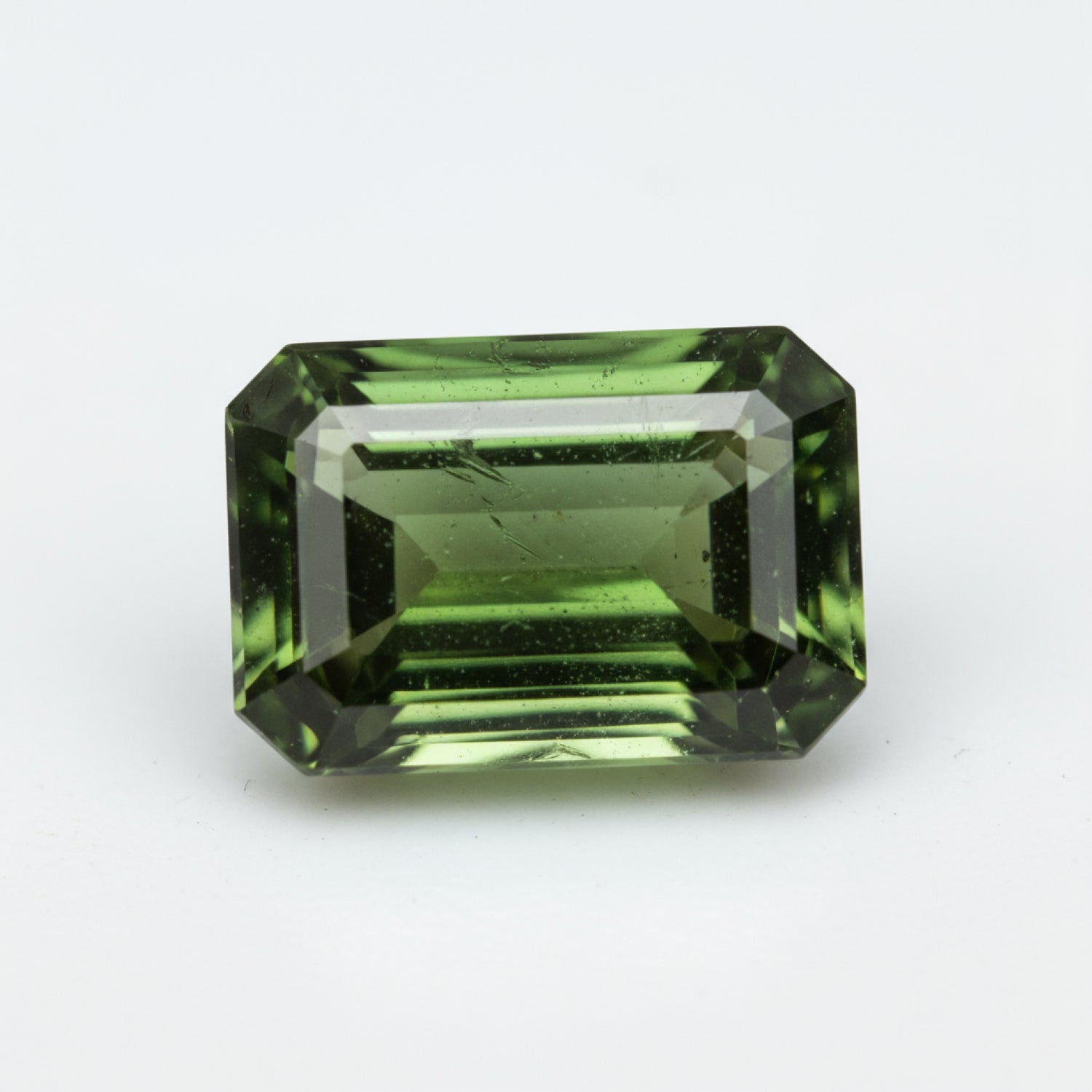 Green Tourmaline 1PC Large 10x12 MM Emerald Faceted Green Splendid Semi Precious Loose Gemstone