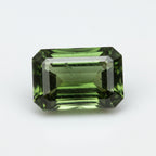 Green Tourmaline 1PC Large 10x12 MM Emerald Faceted Green Splendid Semi Precious Loose Gemstone