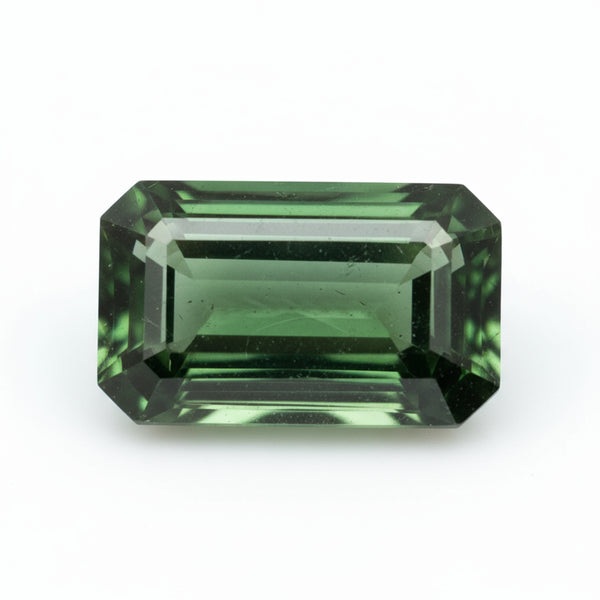 Green Tourmaline 1PC Large 10x14 MM Emerald Faceted Green Luster Semi Precious Loose Gemstones