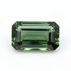 Green Tourmaline 1PC Large 10x14 MM Emerald Faceted Green Luster Semi Precious Loose Gemstones
