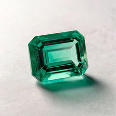 Green Tourmaline 1PC Large 10x14 MM Emerald Faceted Green Luster Semi Precious Loose Gemstones