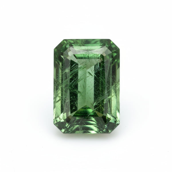 Green Tourmaline 1PC Chunky 13x18 MM Emerald Faceted Green Shine Semi Precious Loose Gems