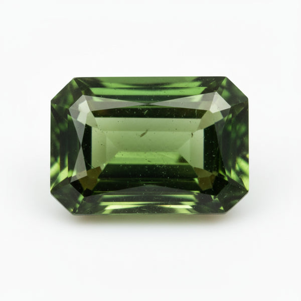 Green Tourmaline 1PC Chunky 15x20 MM Emerald Faceted Green Fine Semi Precious Loose Gemstone
