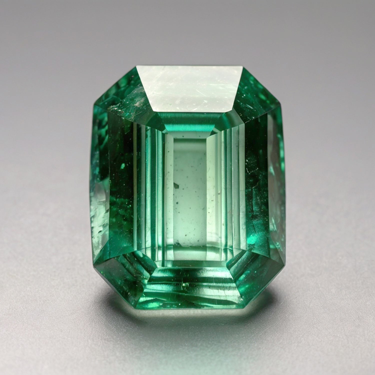 Green Tourmaline 1PC Chunky 15x20 MM Emerald Faceted Green Fine Semi Precious Loose Gemstone Secundaire afbeelding