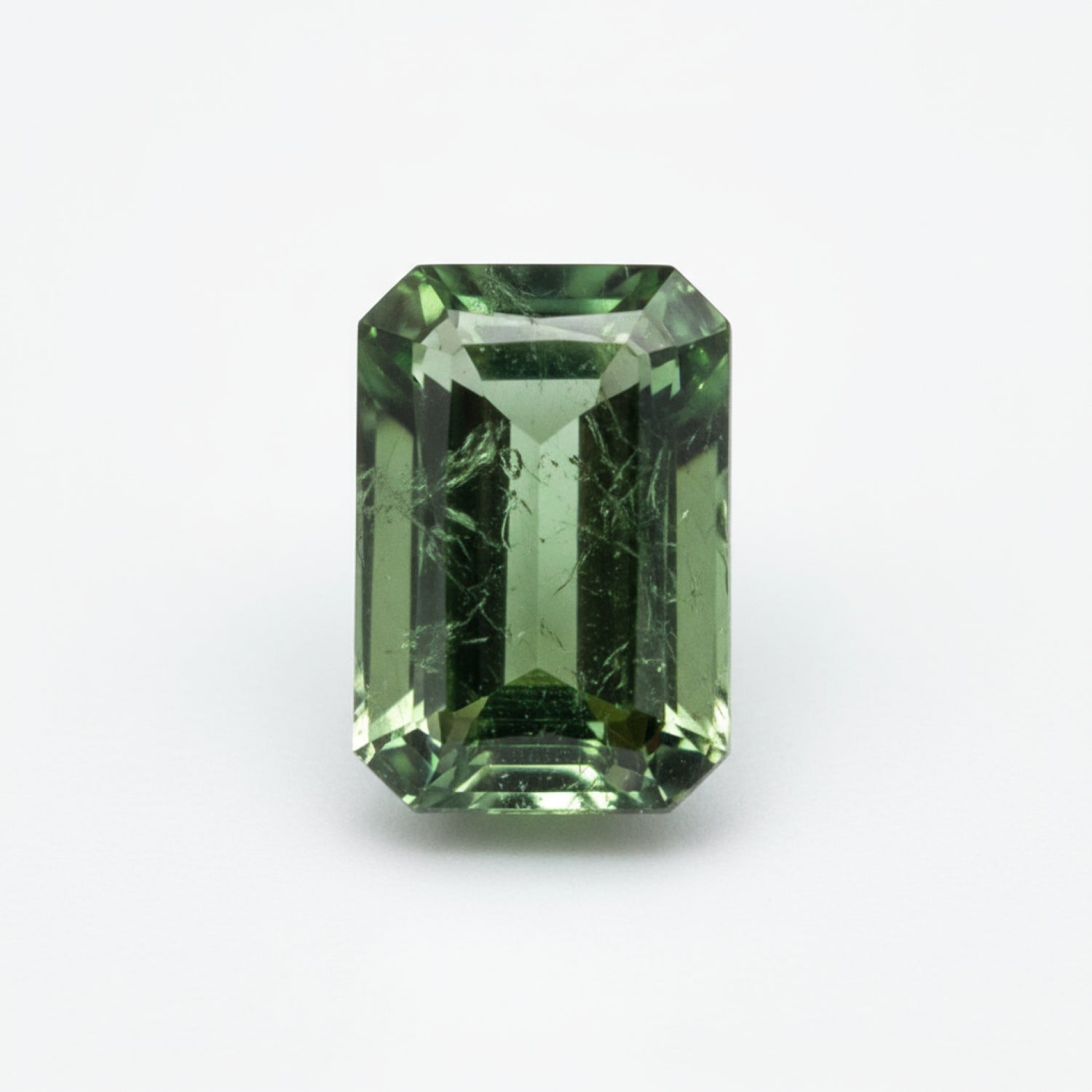 Green Tourmaline 1PC Tiny 4x6 MM Emerald Faceted Green High-Quality Semi Precious Loose Gems