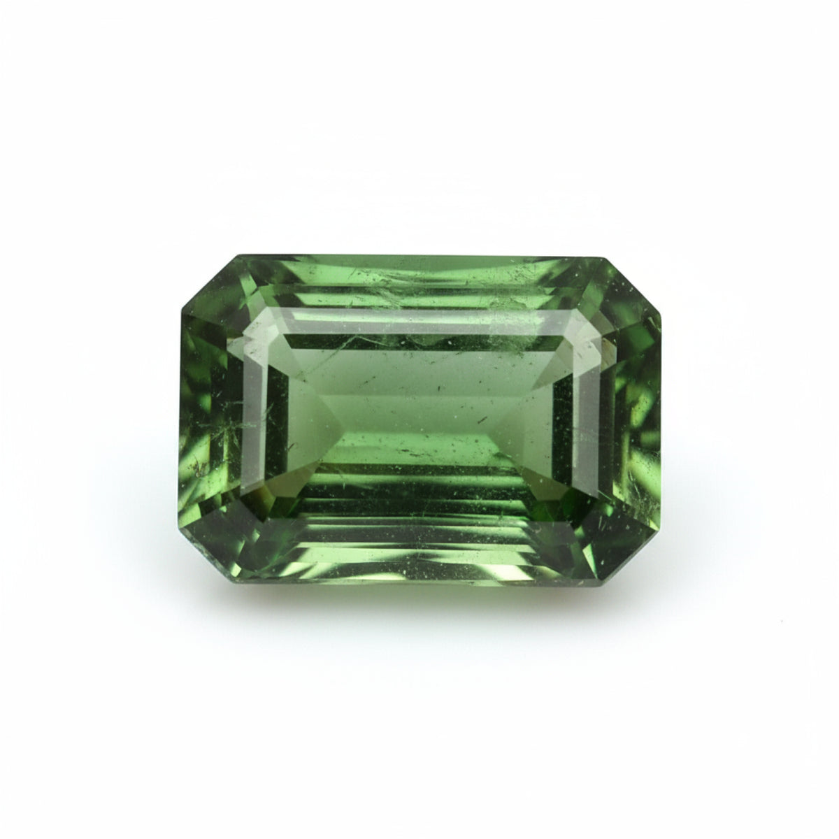 Green Tourmaline 1PC Small 6x9 MM Emerald Faceted Green Superior Semi Precious Gems