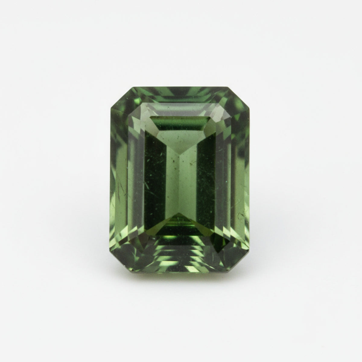 Green Tourmaline 1PC Medium 7x10 MM Emerald Faceted Green Fiery Semi Precious Loose Gemstone