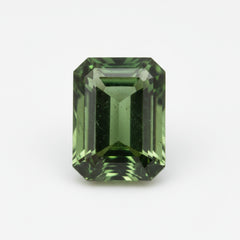Green Tourmaline 1PC Medium 7x10 MM Emerald Faceted Green Fiery Semi Precious Loose Gemstone