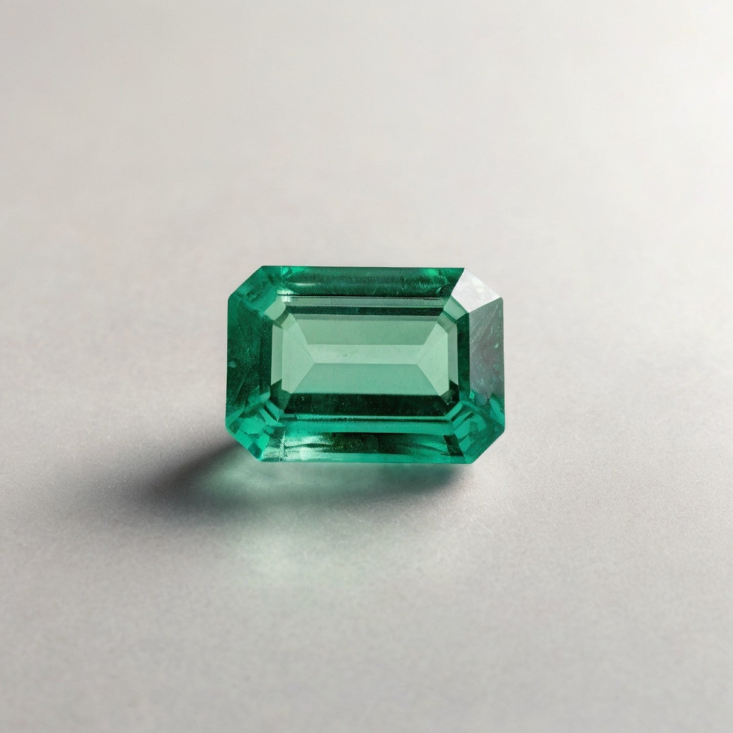 Green Tourmaline 1PC Medium 7x10 MM Emerald Faceted Green Fiery Semi Precious Loose Gemstone Sekundär produktbild