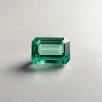 Green Tourmaline 1PC Medium 7x10 MM Emerald Faceted Green Fiery Semi Precious Loose Gemstone