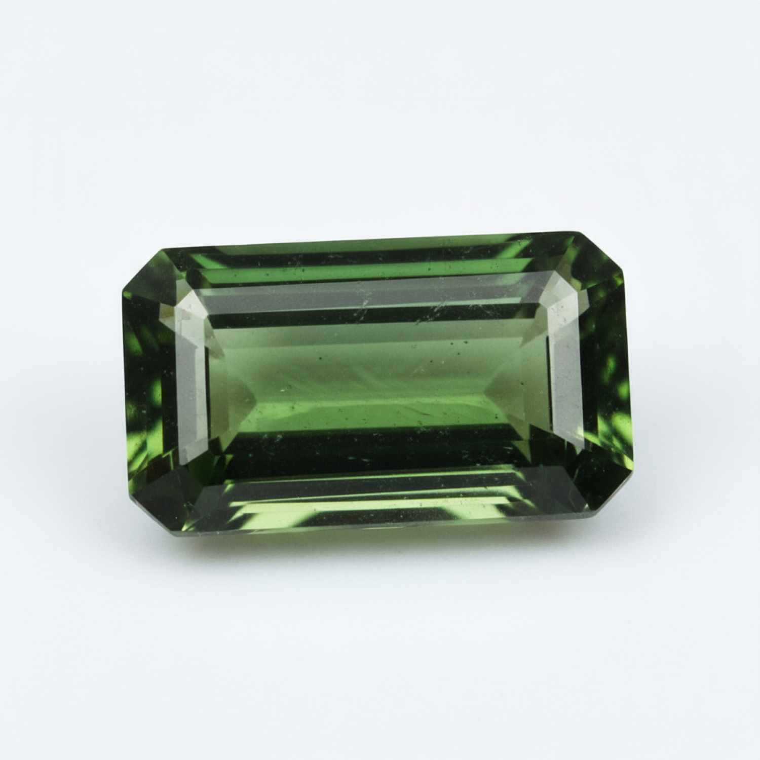 グリーントルマリン 1個 ラージ 8x12 MM エメラルド ファセットグリーン ポリッシュ半貴石 ルースジェム サブ画像