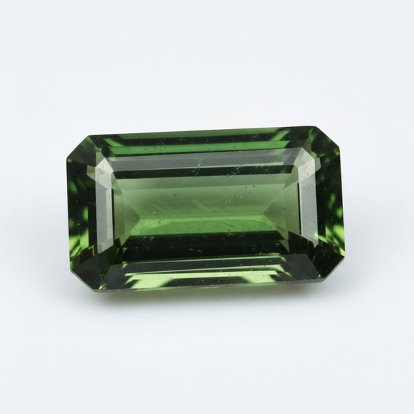 Green Tourmaline 1PC Large 8x12 MM Emerald Faceted Green Polished Semi Precious Loose Gems