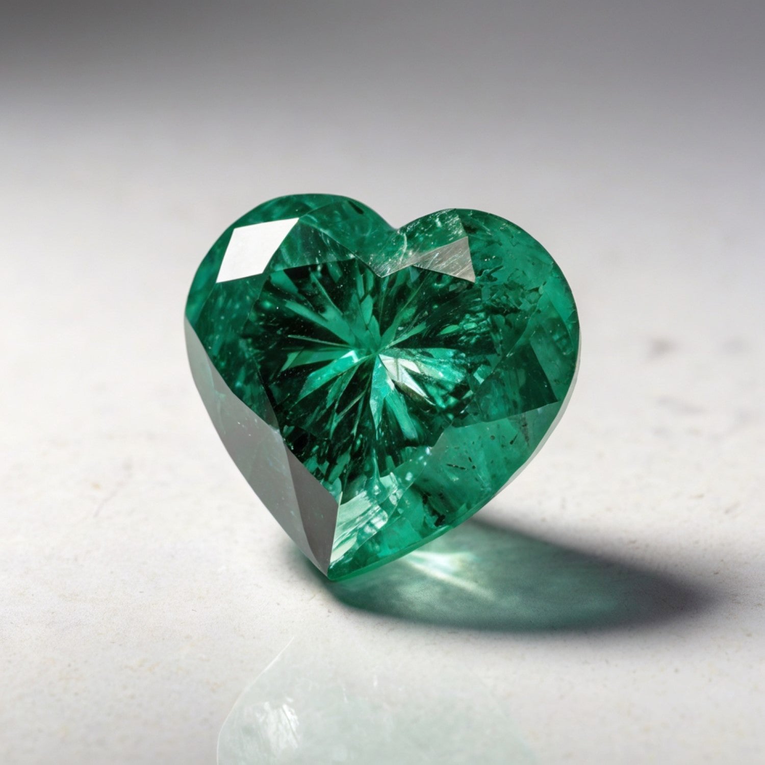 Green Tourmaline 10PC Tiny 4x4 MM Heart Faceted Green Brilliant Semi Precious Loose Gems