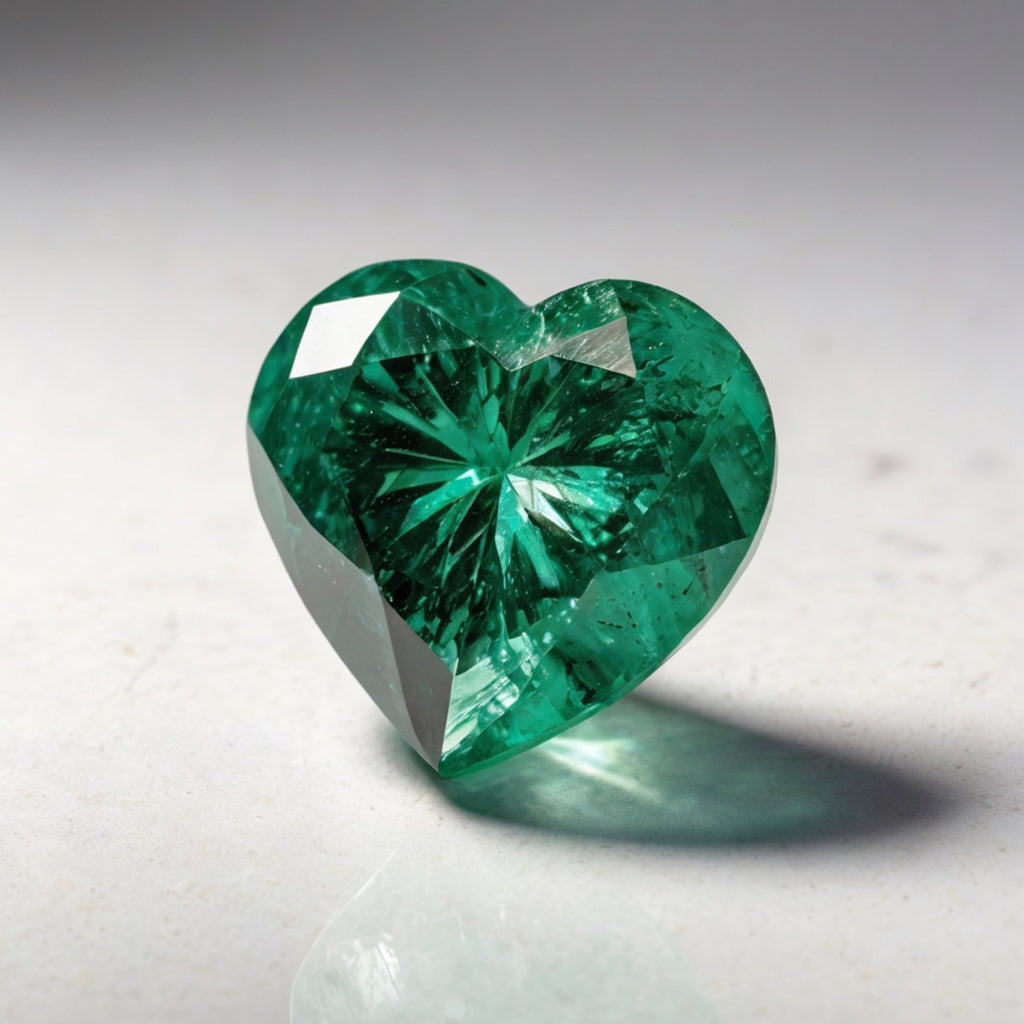 Green Tourmaline 1PC Small 7x7 MM Heart Faceted Green Splendid Semi Precious Gems
