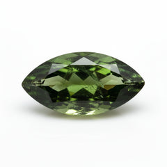 Green Tourmaline 1PC Chunky 10x20 MM Marquise Faceted Green Lustrous Semi Precious Loose Gemstone